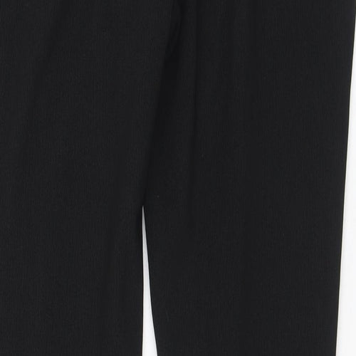Primark Womens Black  Polyester Trousers  Size 14 L33 in Regular