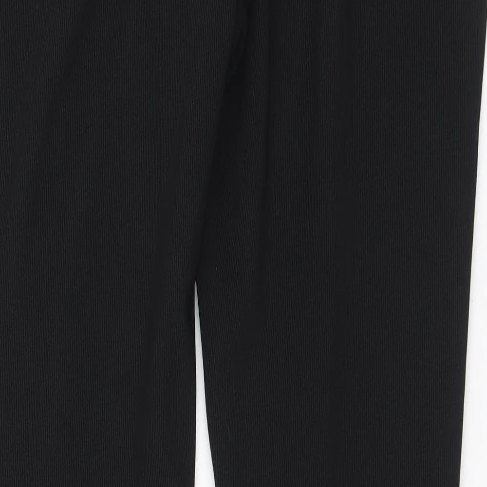 Primark Womens Black  Polyester Trousers  Size 14 L33 in Regular