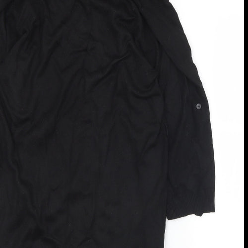 Papaya Womens Black Roll Neck  Acrylic Pullover Jumper Size 14   - Missing belt
