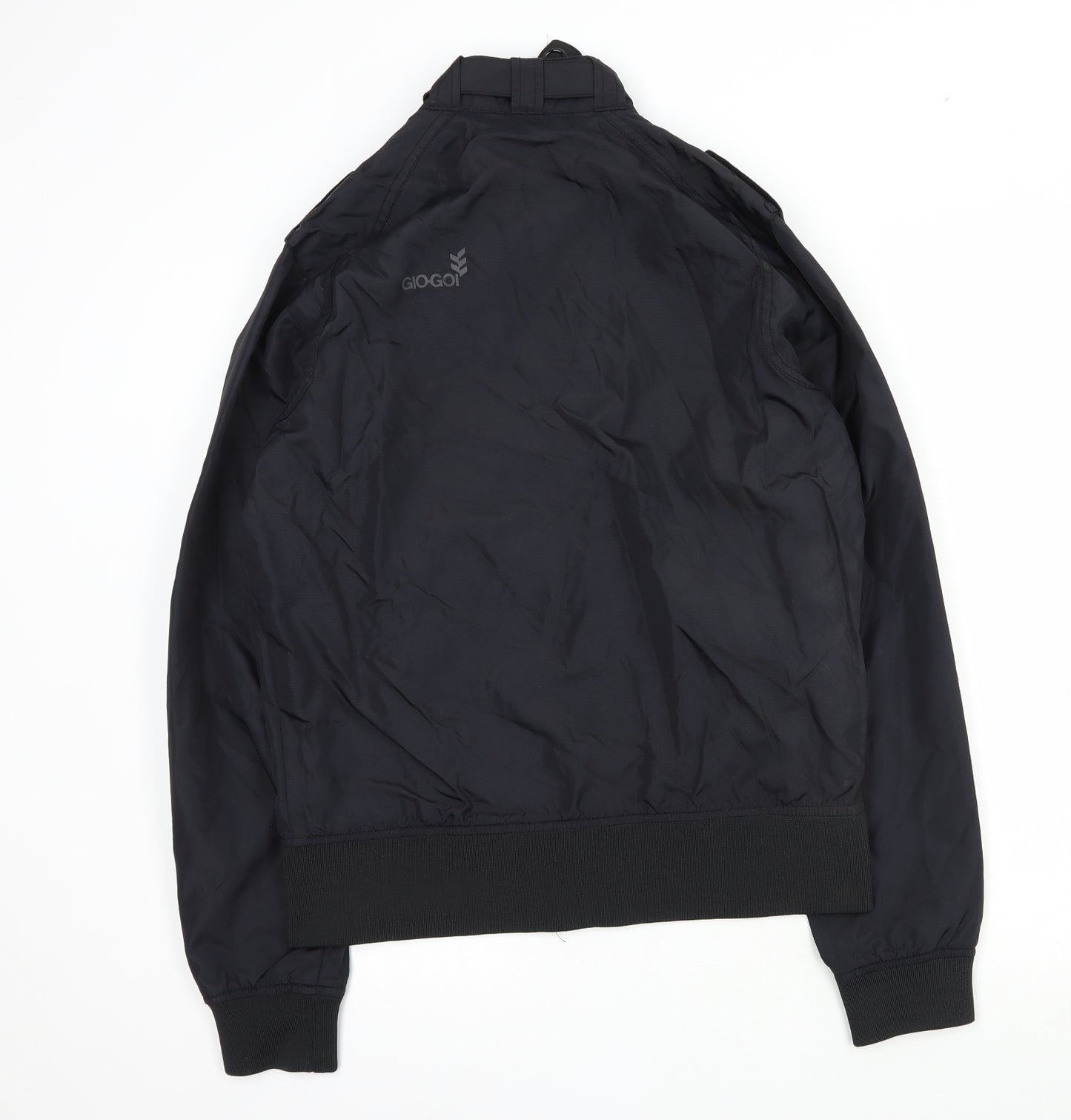 Gio-Goi Mens Black   Jacket Coat Size S  Zip