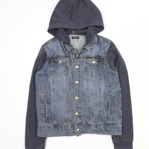 Inflex Womens Blue   Jacket Coat Size XS  Snap