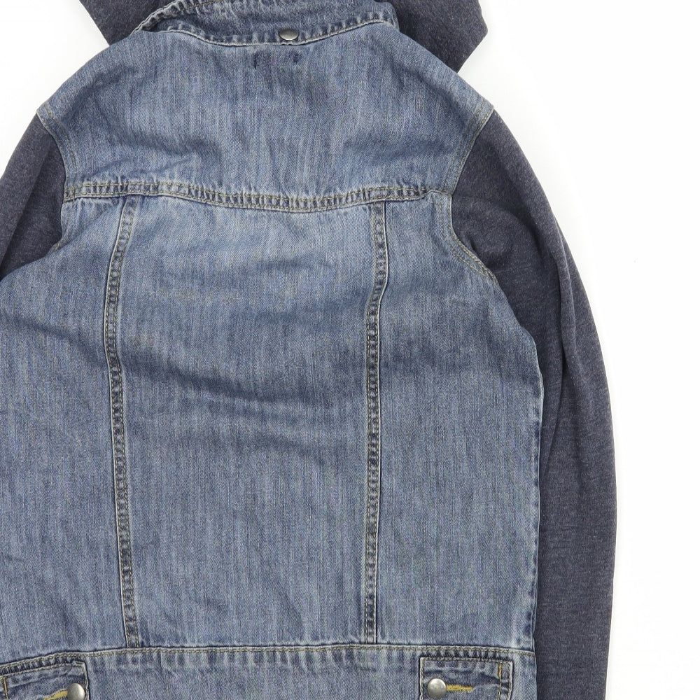 Inflex Womens Blue   Jacket Coat Size XS  Snap