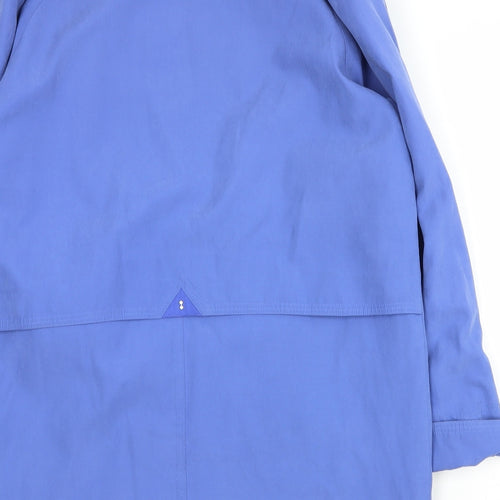 Astraka Womens Blue   Pea Coat Coat Size S  Zip