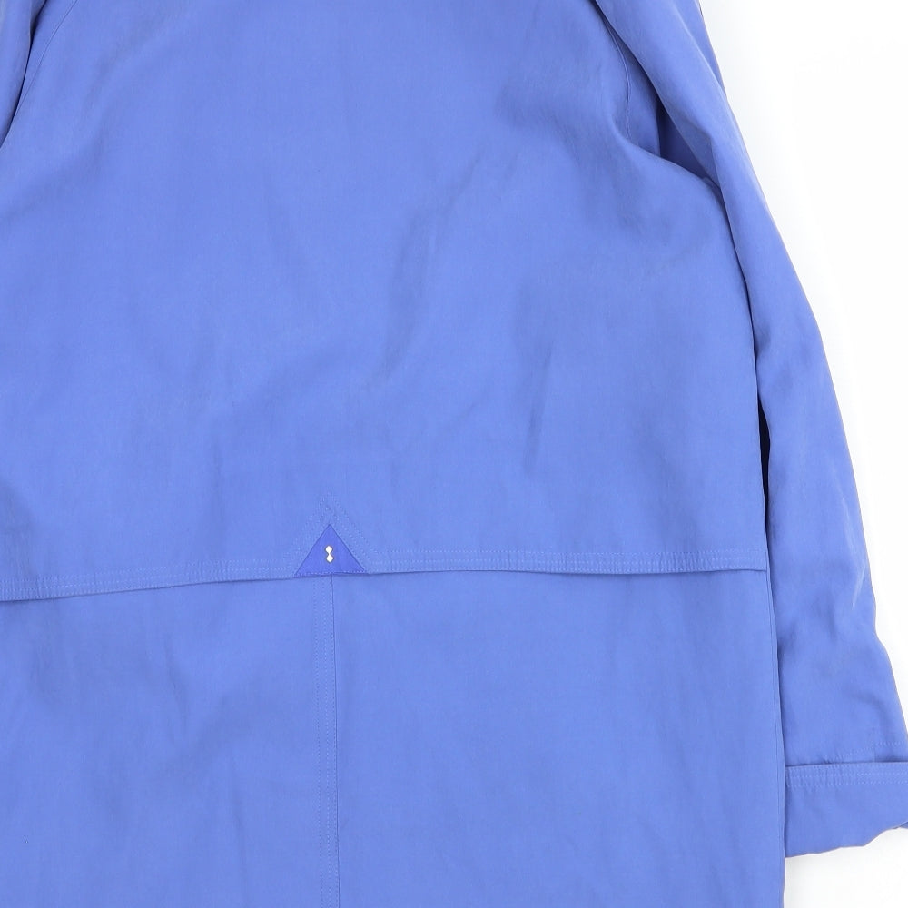 Astraka Womens Blue   Pea Coat Coat Size S  Zip