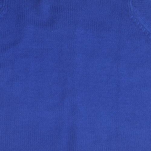Wardrobe Womens Blue Round Neck  Acrylic Cardigan Jumper Size 12   - 12/14