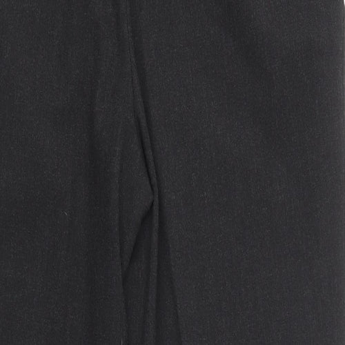 Marks and Spencer Womens Grey  Polyester Dress Pants Trousers Size 12 L22.5 in Regular