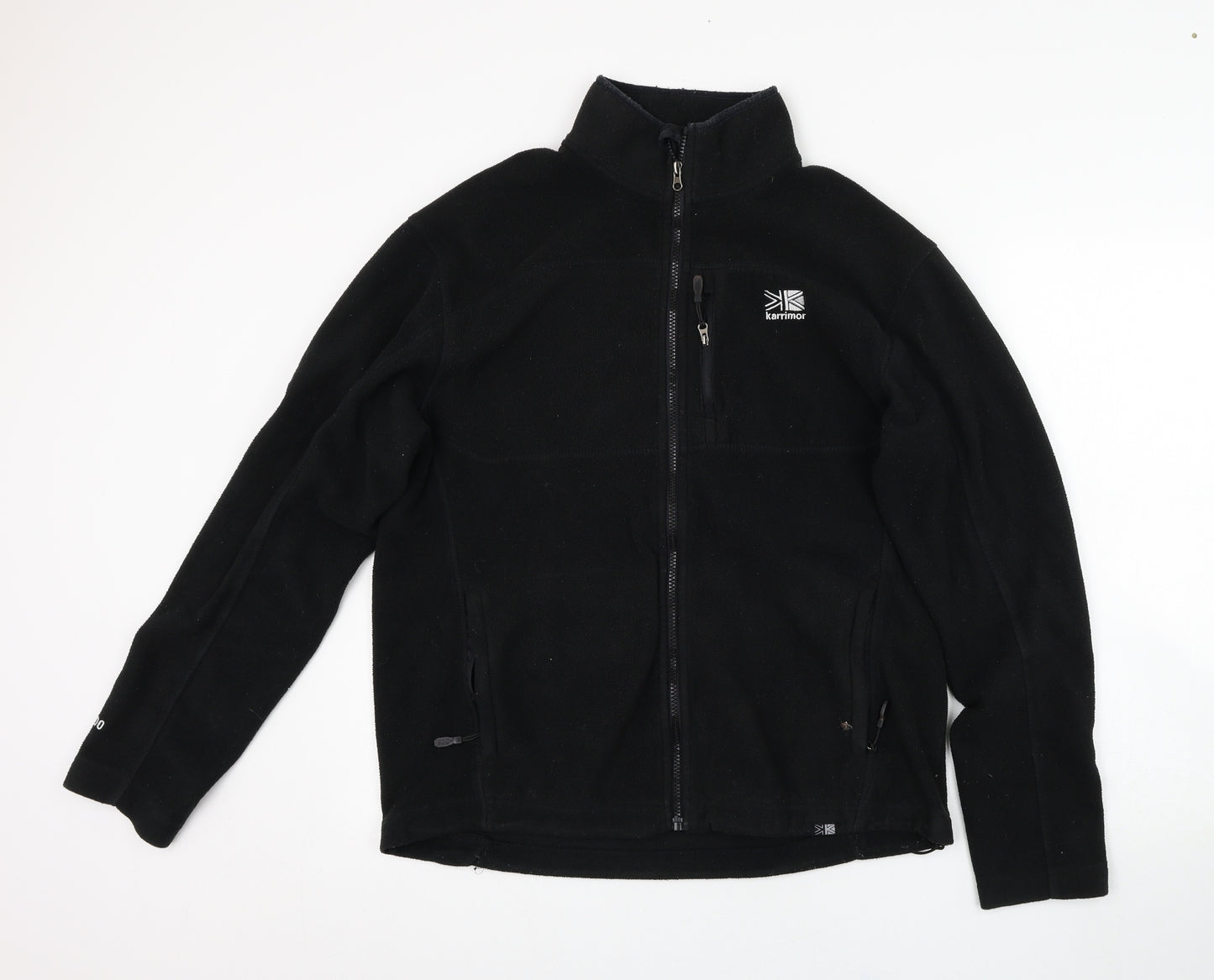 Karrimor Mens Black  Cotton Full Zip Sweatshirt Size M