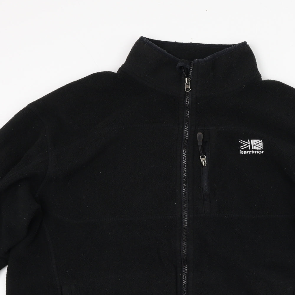 Karrimor Mens Black  Cotton Full Zip Sweatshirt Size M