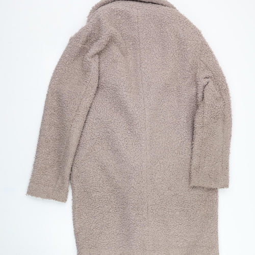 New Look Womens Brown   Overcoat Coat Size 12
