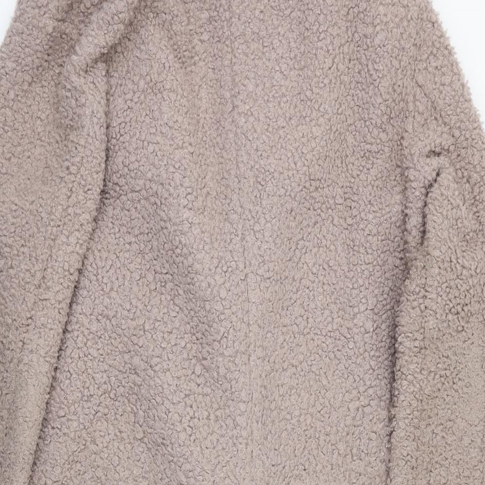 New Look Womens Brown   Overcoat Coat Size 12