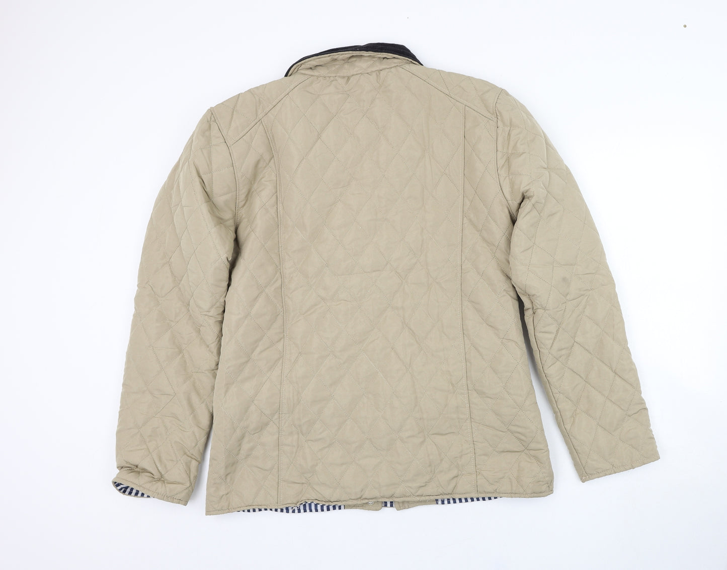 Urban Diva Womens Beige   Quilted Coat Size XL