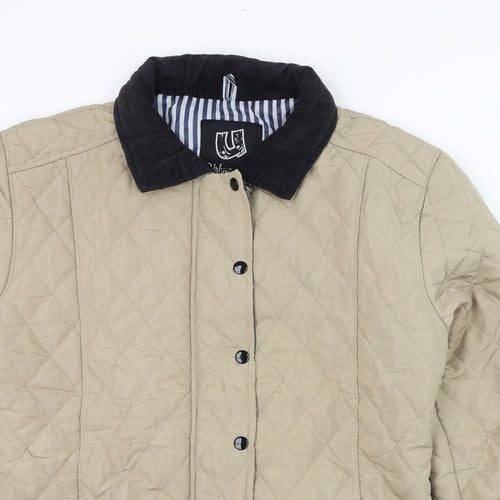Urban Diva Womens Beige   Quilted Coat Size XL