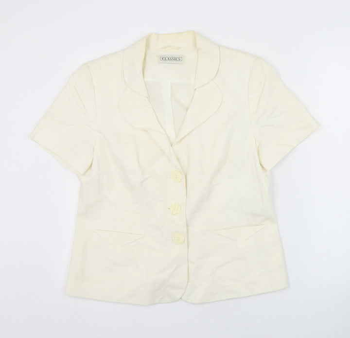 BHS Womens Ivory   Jacket  Size 14