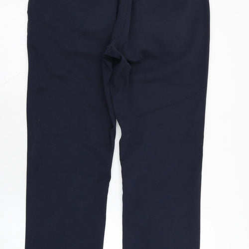 F&F Womens Blue  Cotton Chino Trousers Size 34 in L27 in Regular