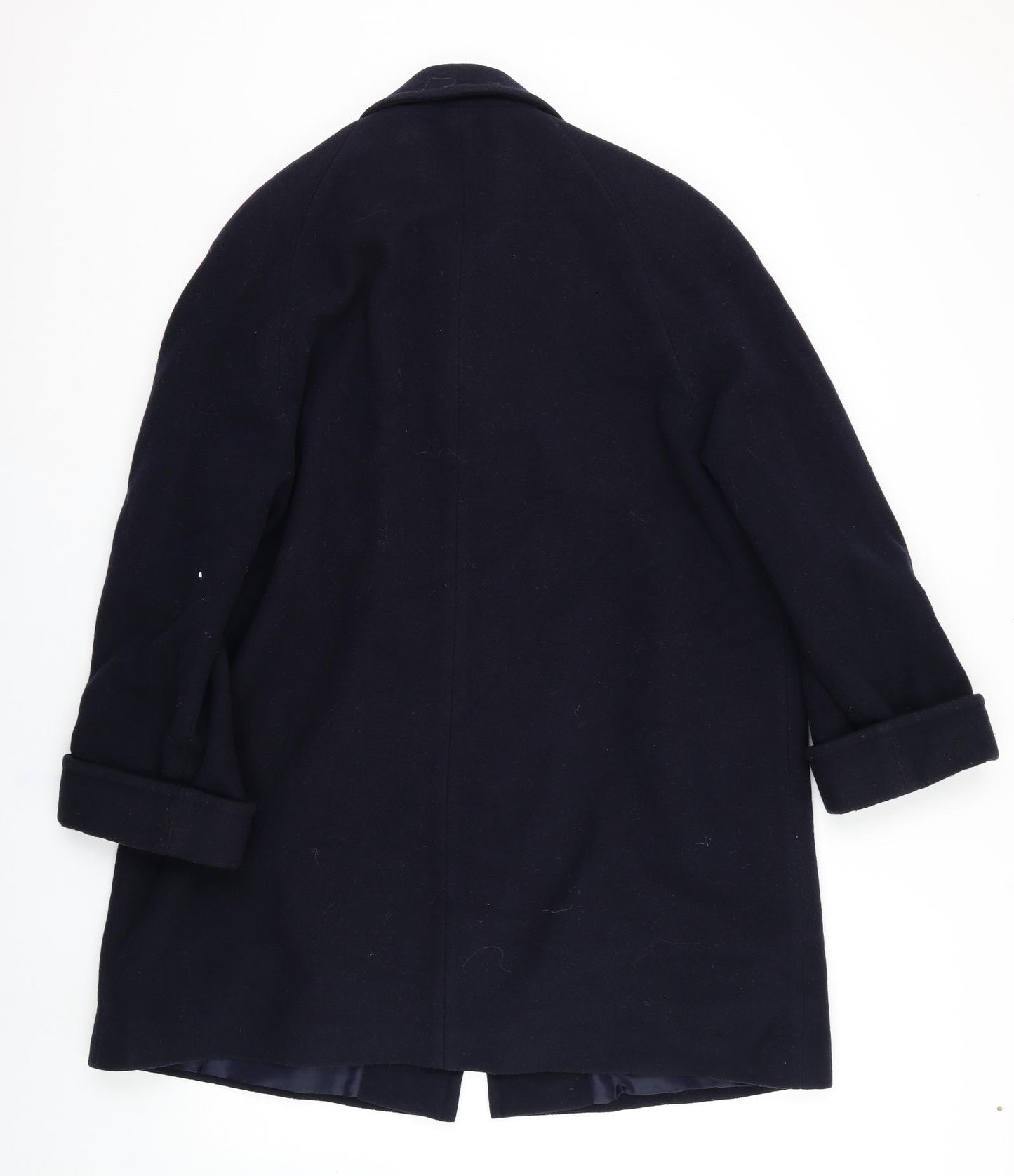 Miss Smith Womens Blue   Overcoat Coat Size 16