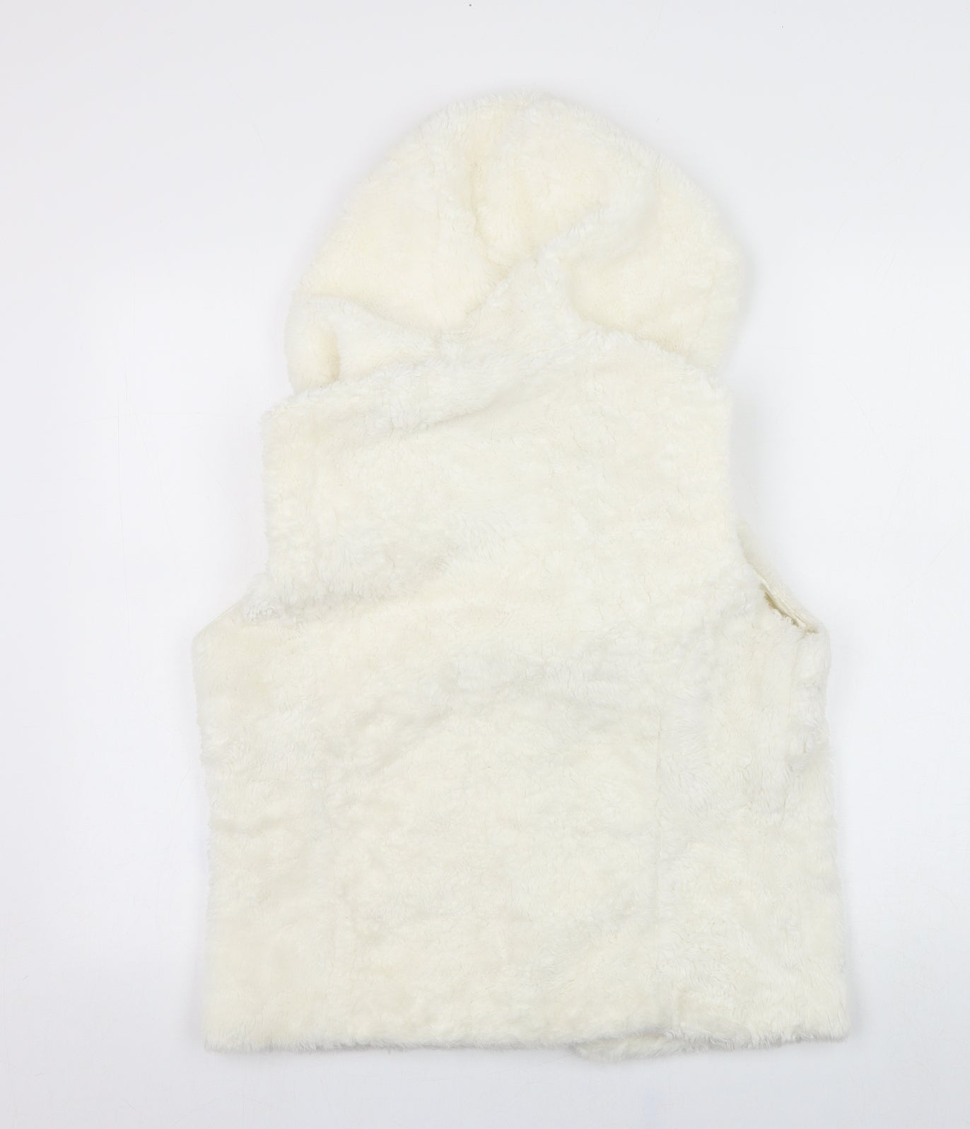 New Look Womens Ivory   Gilet Coat Size 14