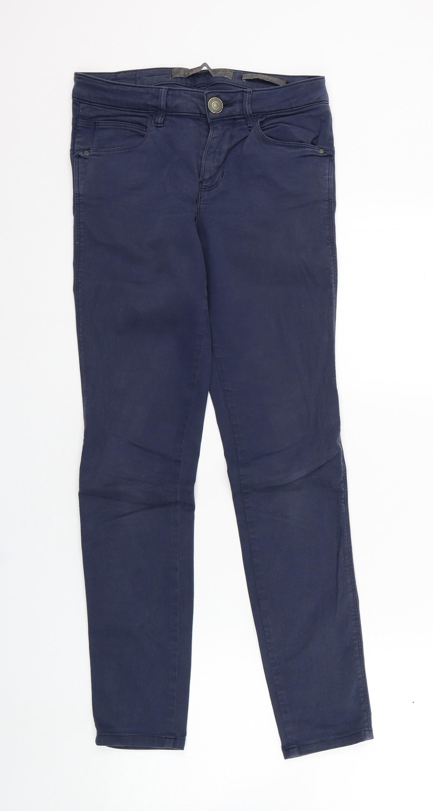 GUESS Womens Blue  Cotton Skinny Jeans Size 26 in L27 in Regular