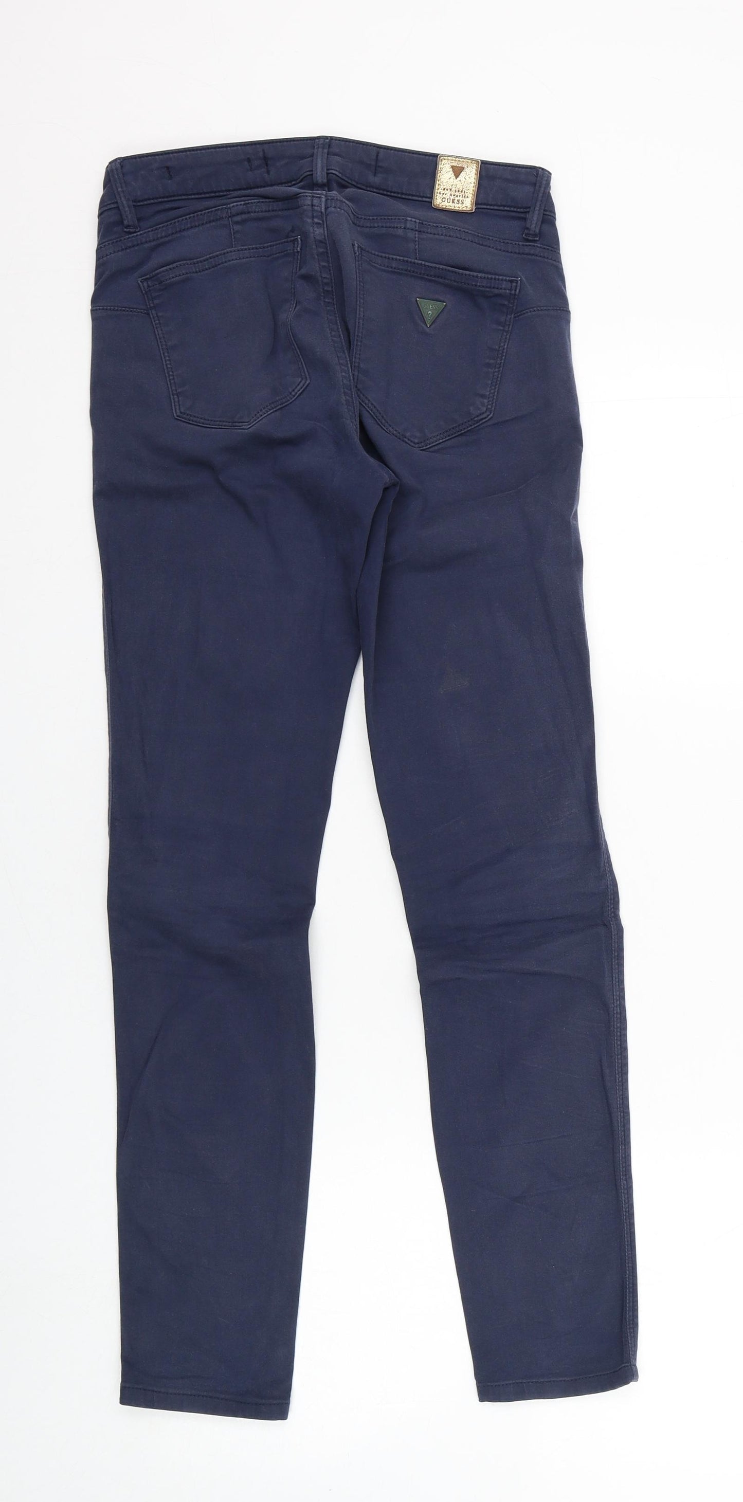 GUESS Womens Blue  Cotton Skinny Jeans Size 26 in L27 in Regular