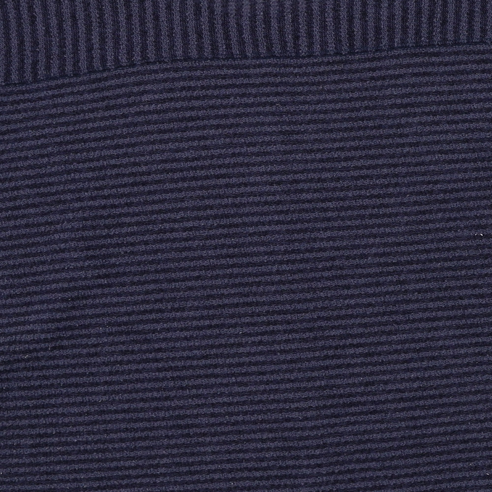 NEXT Womens Blue Round Neck  Cotton Pullover Jumper Size 12