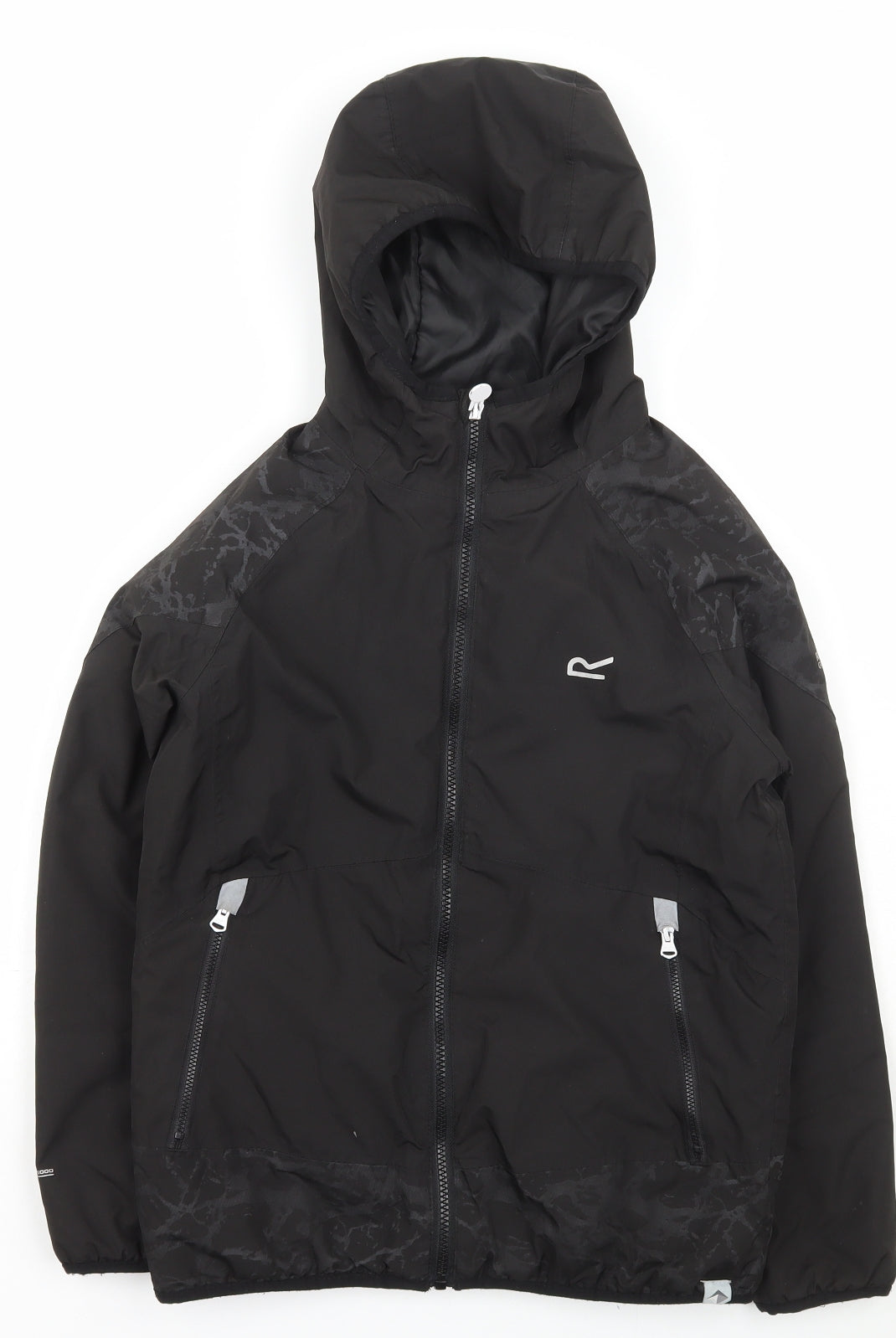Regatta Boys Black   Rain Coat Coat Size 11-12 Years