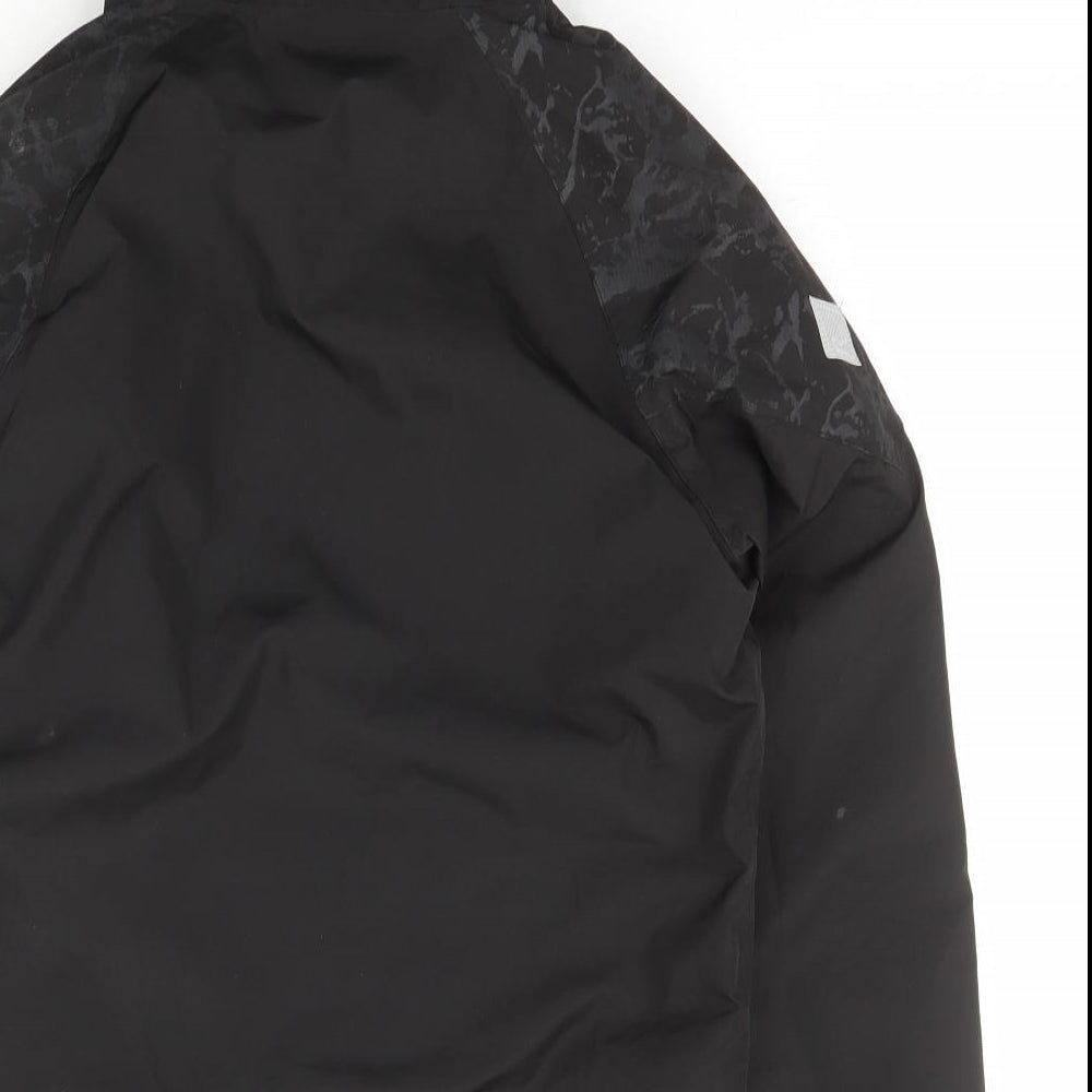 Regatta Boys Black   Rain Coat Coat Size 11-12 Years