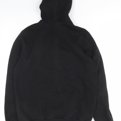 TRC Womens Black Roll Neck  Cotton Full Zip Jumper Size M