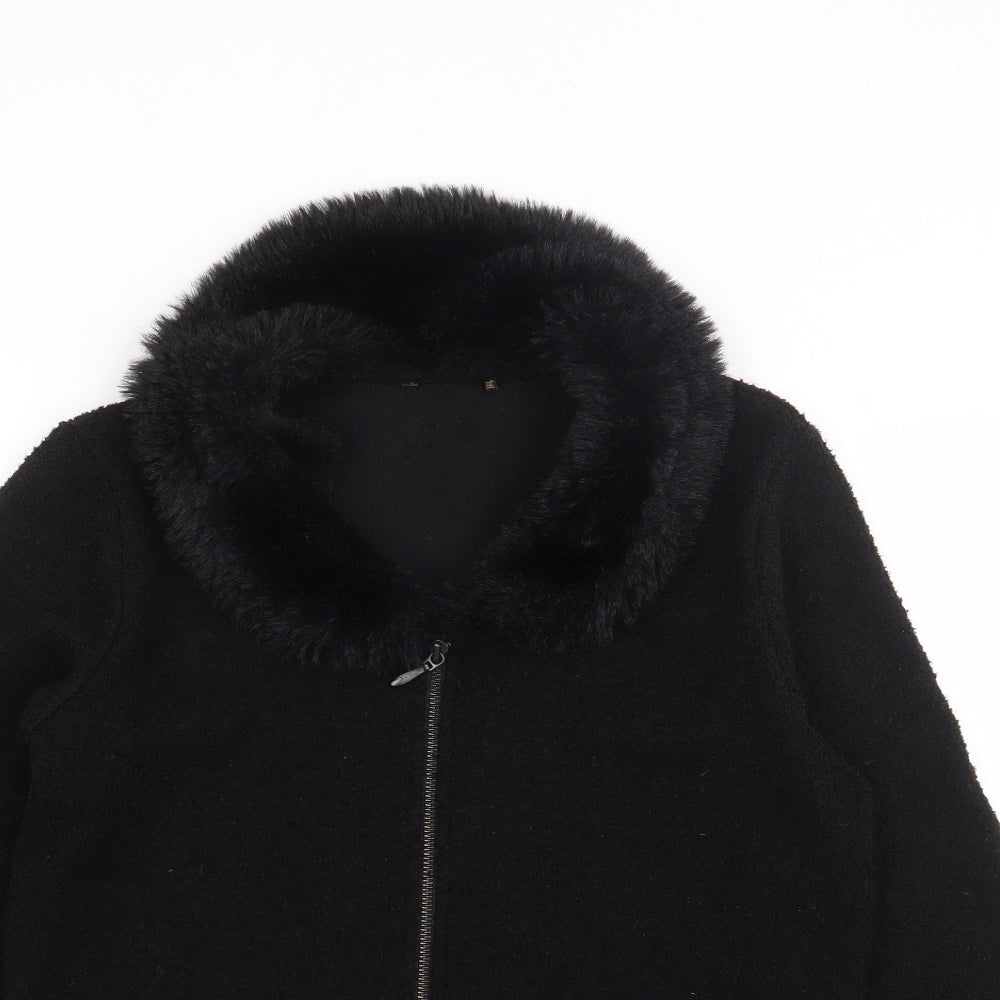 Preworn Womens Black   Jacket  Size S  Zip