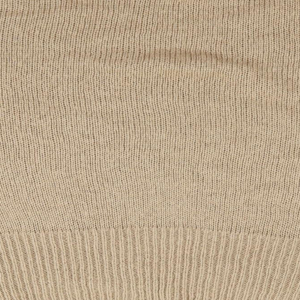 New Look Womens Beige Crew Neck  Acrylic Pullover Jumper Size L