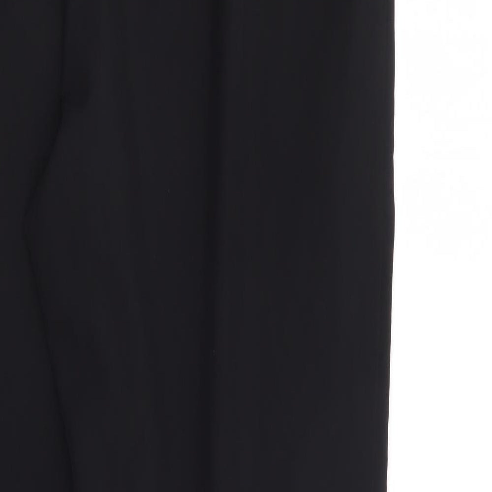 H&M Womens Black  Polyester Jogger Trousers Size M L28 in Regular