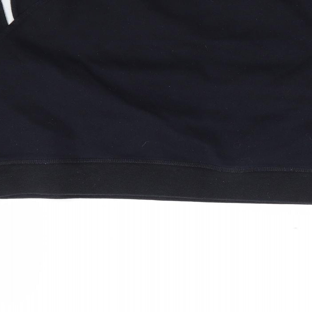 Nike Womens Black Crew Neck  Cotton Pullover Jumper Size S