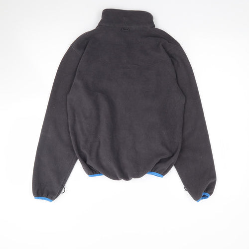 HiGear Boys Grey High Neck  Polyester Full Zip Jumper Size 11-12 Years  Zip