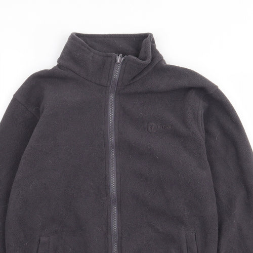 HiGear Boys Grey High Neck  Polyester Full Zip Jumper Size 11-12 Years  Zip