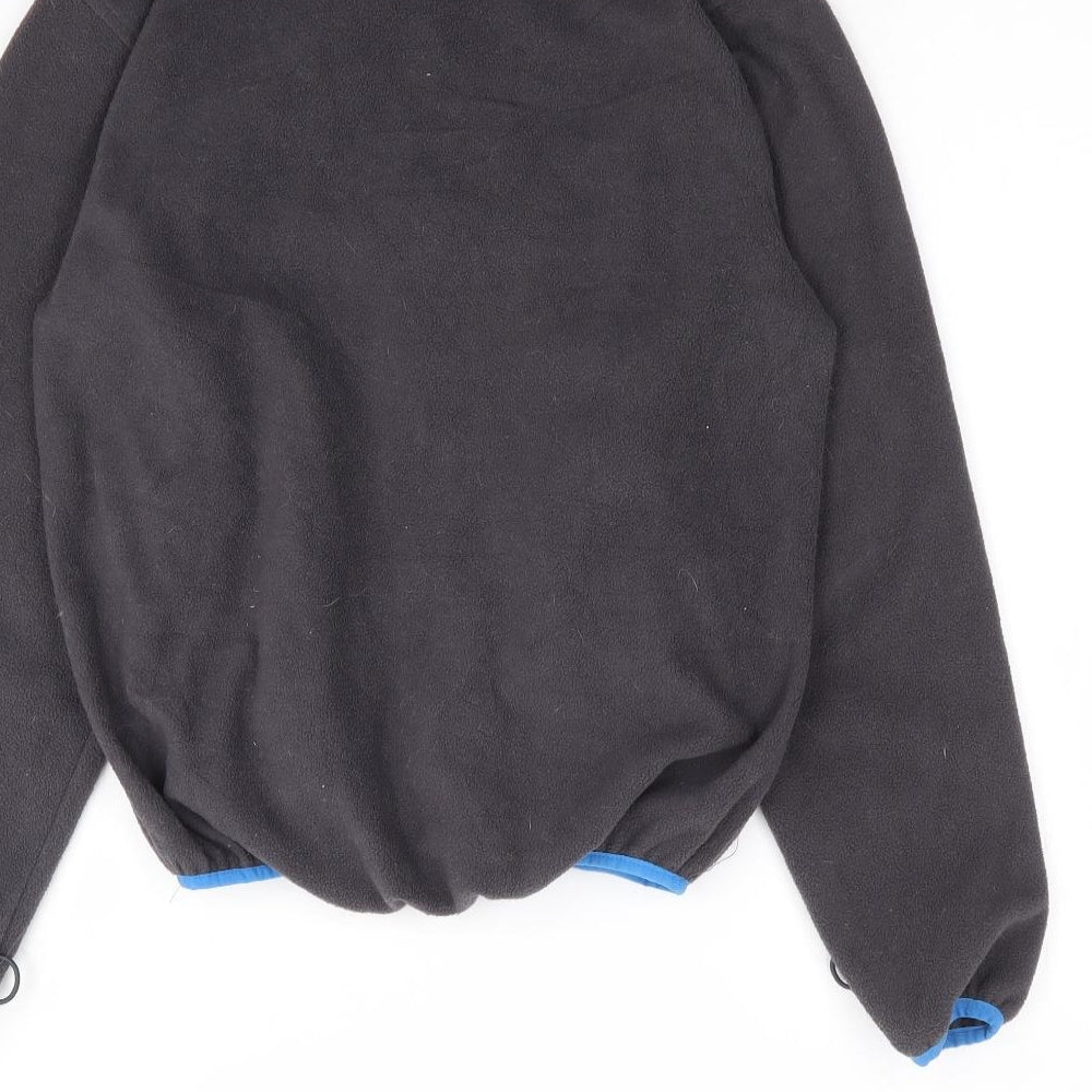 HiGear Boys Grey High Neck  Polyester Full Zip Jumper Size 11-12 Years  Zip