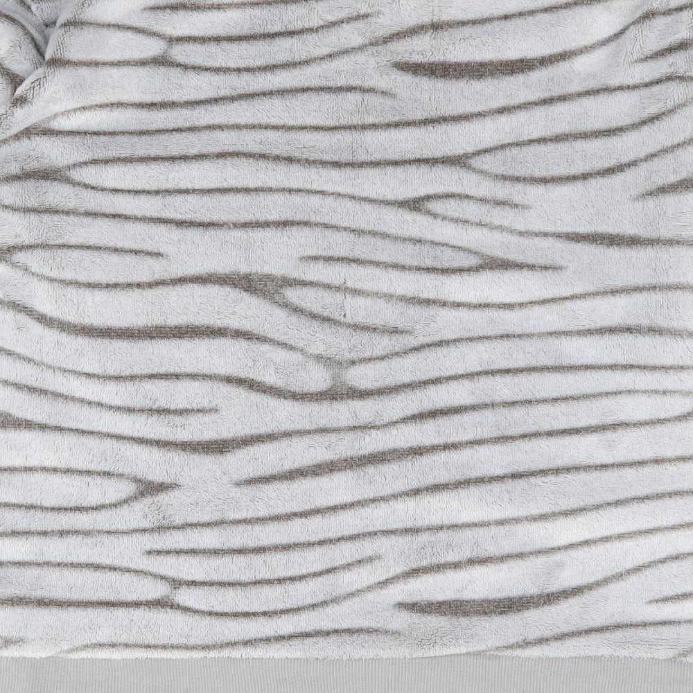 Debenhams Womens Grey Crew Neck Animal Print Polyester Pullover Jumper Size 12   - Lounge Top