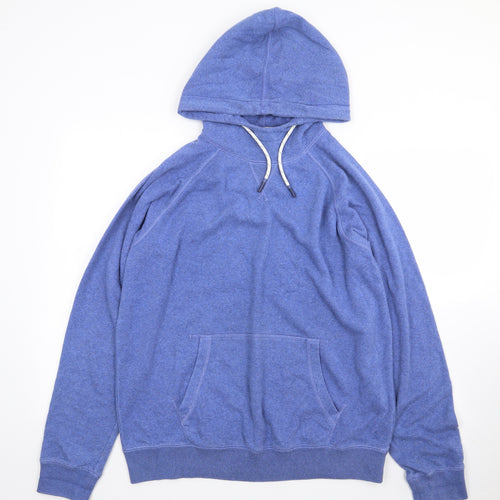 Joules Womens Blue  Cotton Pullover Hoodie Size L  Pullover