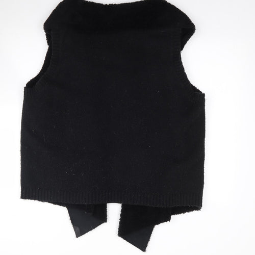Primark Womens Black   Gilet Waistcoat Size XL