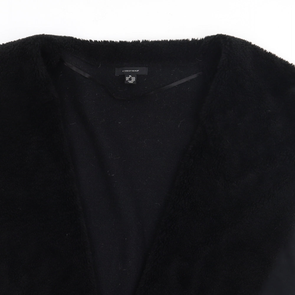 Primark Womens Black   Gilet Waistcoat Size XL