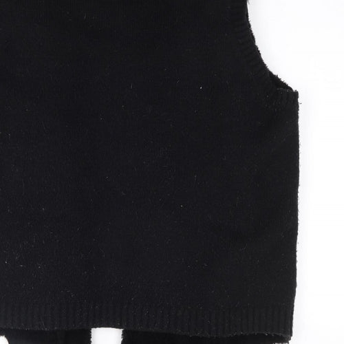 Primark Womens Black   Gilet Waistcoat Size XL