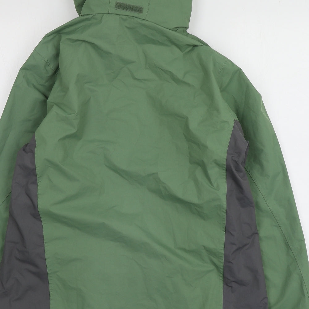 Crivit Mens Green   Rain Coat Jacket Size 46