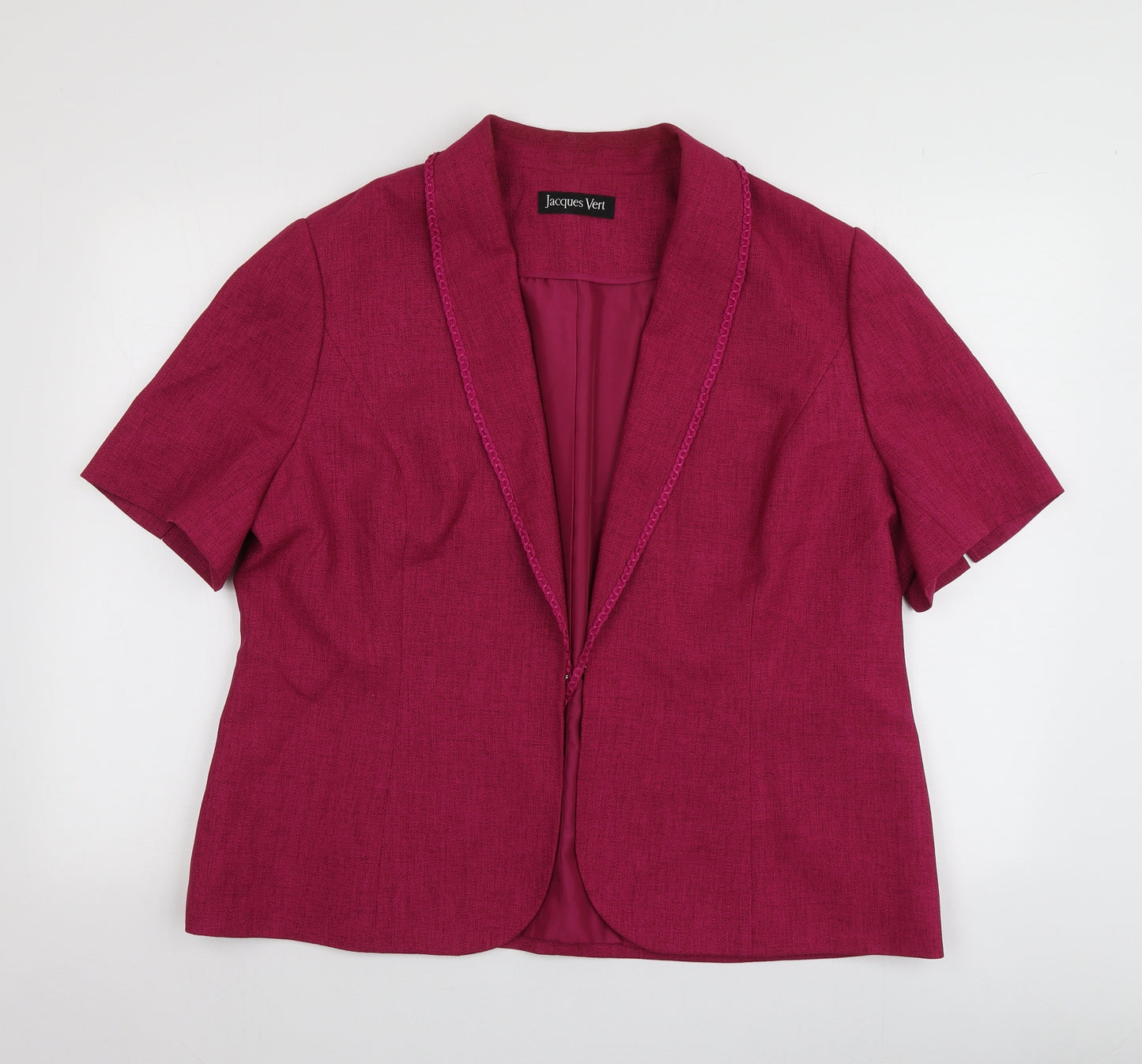 Jacques Vert Womens Pink   Jacket  Size 20