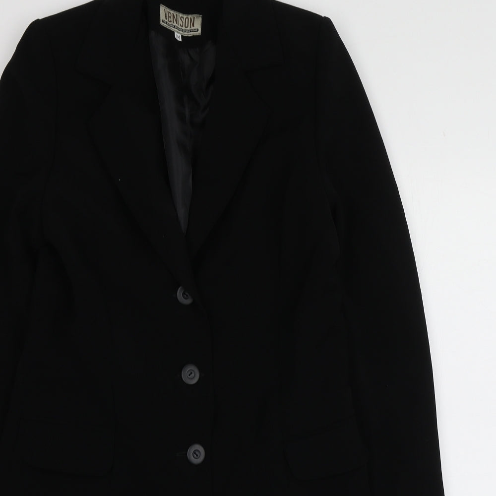 Venison Womens Black   Jacket  Size M