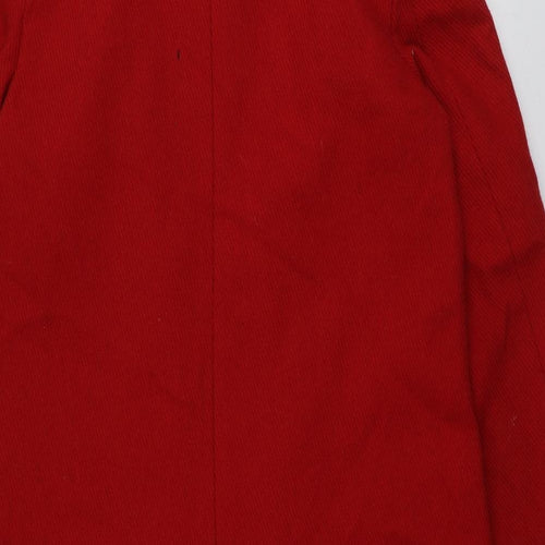 Tracey Boyd's Womens Red   Overcoat Coat Size 12