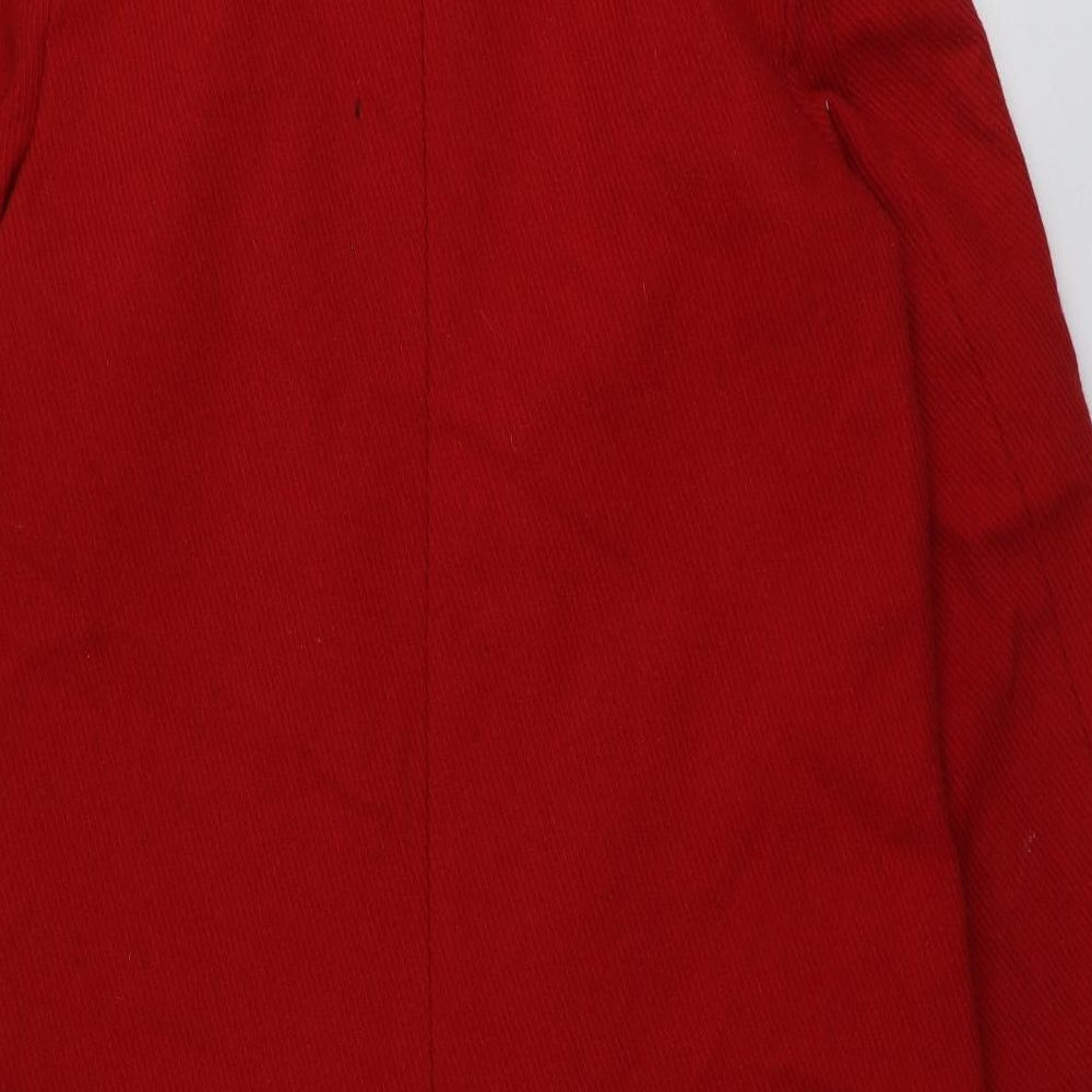 Tracey Boyd's Womens Red   Overcoat Coat Size 12