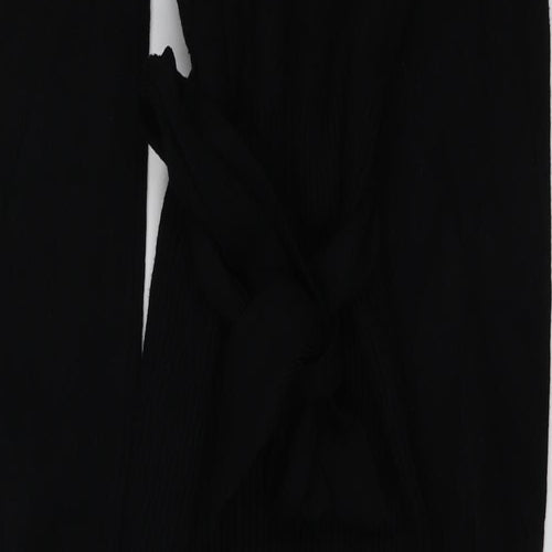 River Island Womens Black  Acrylic Jumper Dress  Size S  V-Neck