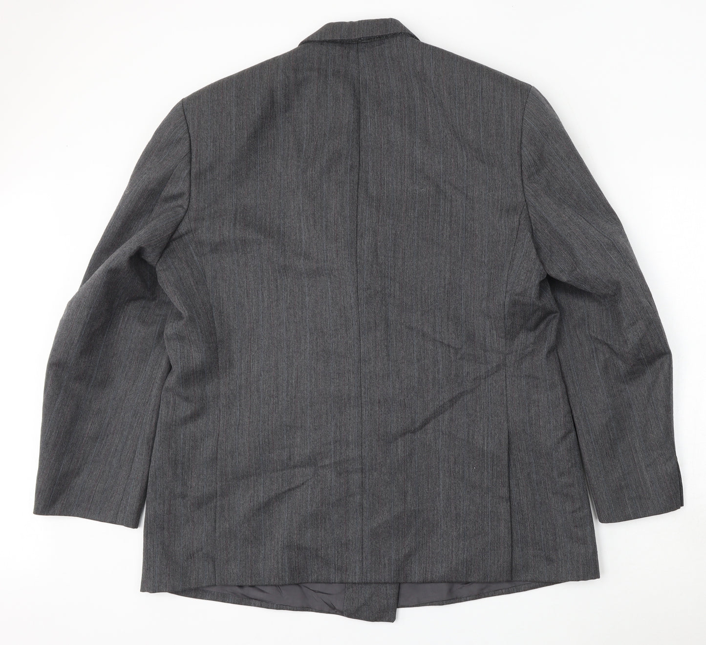 Marks and Spencer Mens Grey  Wool Jacket Suit Size 44