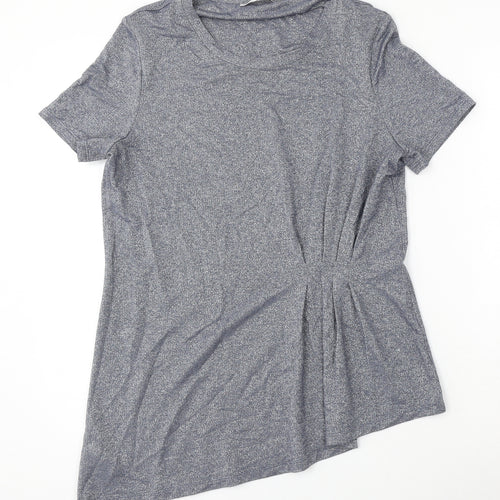 NEXT Womens Blue Round Neck  Viscose Pullover Jumper Size 10