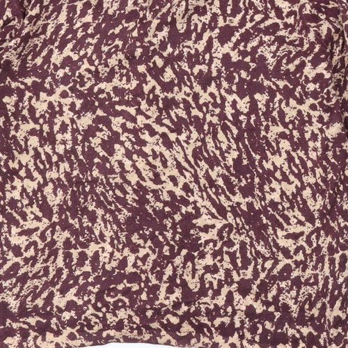 NEXT Womens Purple Round Neck  Cotton Cardigan Jumper Size 12