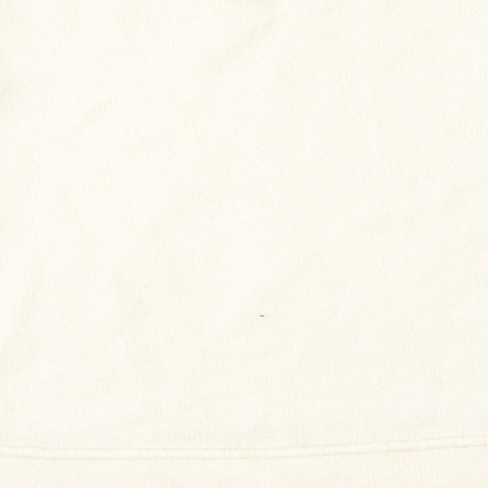 New Look Womens Beige Round Neck  Acrylic Pullover Jumper Size 16