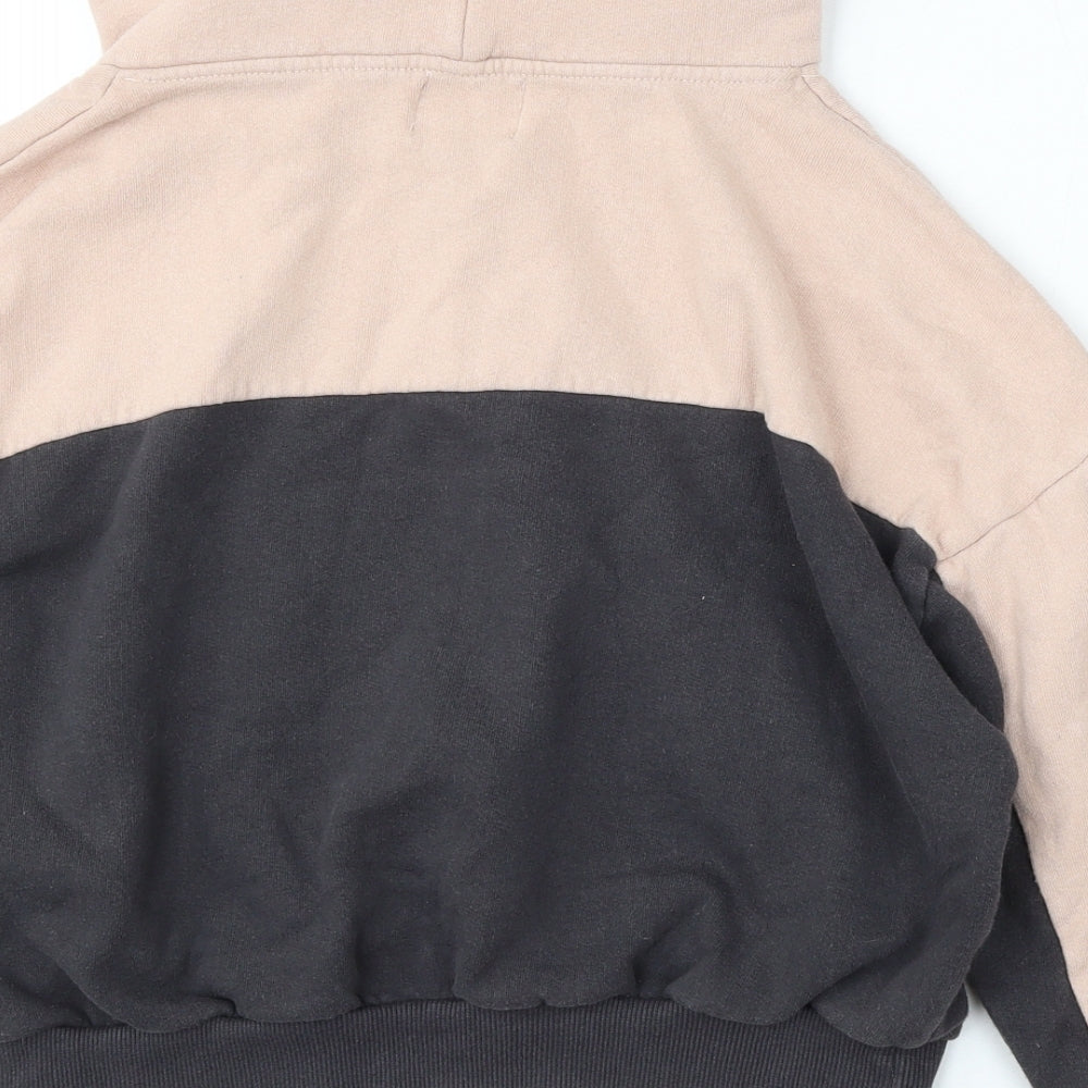 Pull&Bear Womens Pink  Polyester Pullover Hoodie Size S