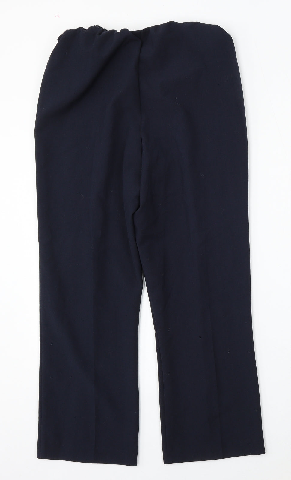 Bonmarché Womens Blue  Polyester Trousers  Size 10 L26 in Regular